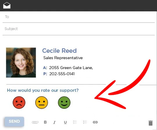 screenshot of Rate My Service